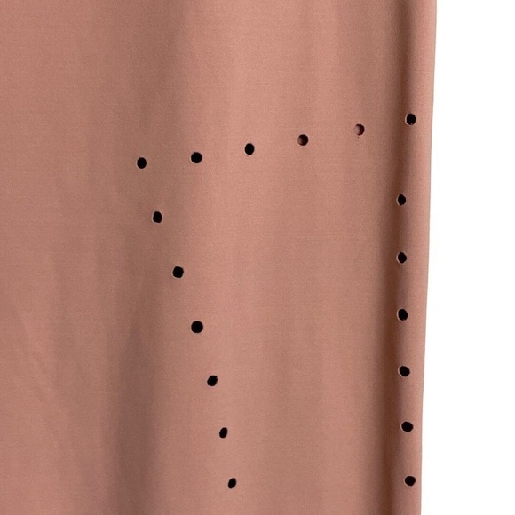 Varley Laser Perforated Bubble Gum Pink Leggings Size M - Picture 3 of 10